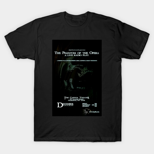 The Phantom of the Opera: A Live Radio Play T-Shirt by Scholomantic